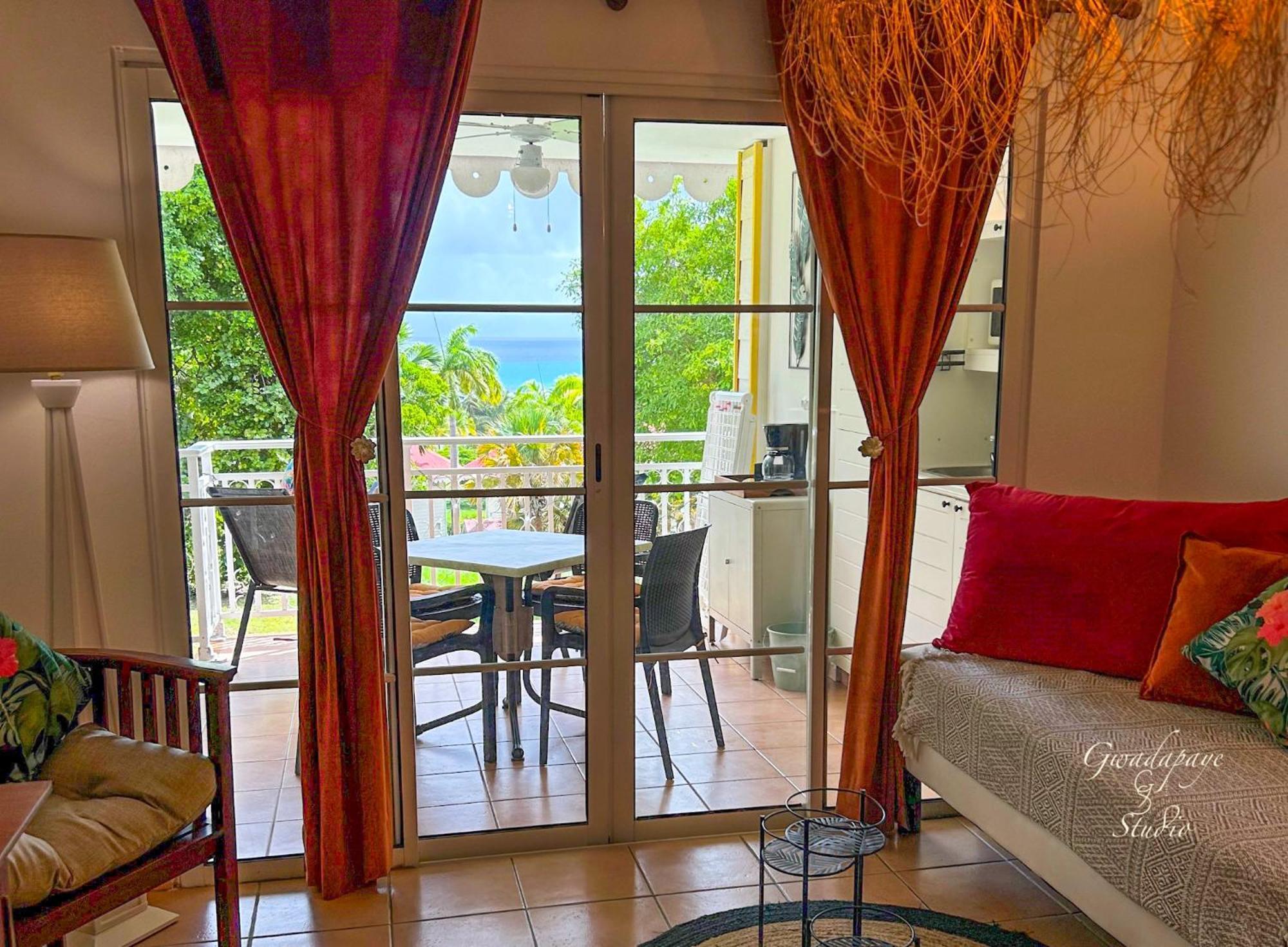 Vue Exclusive Mer Et Volcan, Village Vacances Avec Plage Et Piscine, Les Gwadastudios Sainte-Anne  Exteriér fotografie